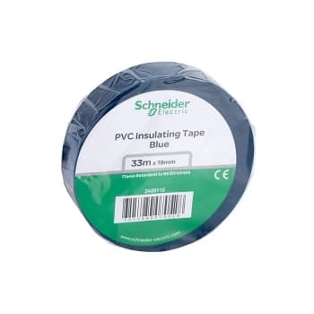 Schneider Electric - 2420112 PVC Tape 19mm x 33m Blue