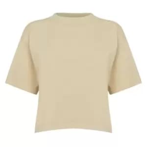 Reebok Cropped T-Shirt Womens - Cream