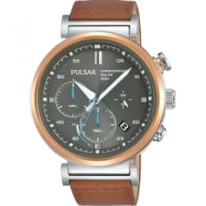 Mens Pulsar Solar Powered Watch
