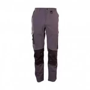 Beeswift FLEX WORKWEAR TROUSER TWO-TONE Grey Black 28S SFTGYBL28S