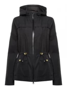 Barbour Misano Fishtail Hooded Parka Jacket Black