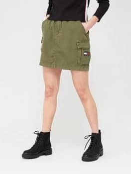 Tommy Jeans Cargo Skirt - Olive