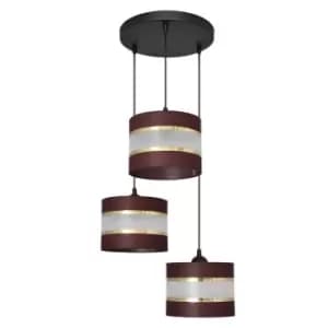Helen Cluster Pendant Ceiling Light Brown, Gold, Black 35cm
