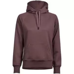 Tee Jays Womens/Ladies Raglan Hooded Sweatshirt (M) (Grape)