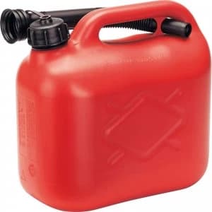 Draper Plastic Fuel Can 5l Red