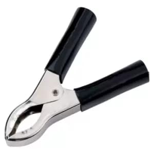 R-TECH 170566 75mm Crocodile Clip Black