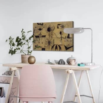 4570ABSC - 011 Multicolor Decorative Canvas Painting