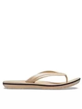 Crocs Classic Two Strap Sandals, Taupe, Size 5, Women