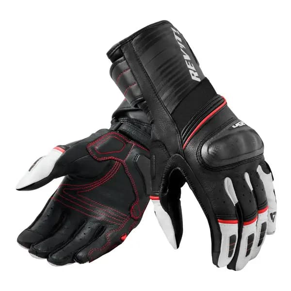 REV'IT! RSR 4 Gloves Black White Size 2XL