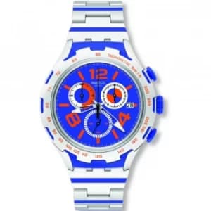 Unisex Swatch Irony X-Lite -Chemical Blue Chronograph Watch