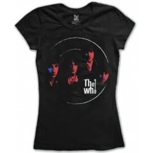 The Who Soundwaves Black Ladies TShirt Size: Small