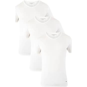 Tommy Hilfiger 3 Pack Premium Essentials V-Neck T-Shirts mens T shirt in White - Sizes UK S,UK M,UK L,UK XL,UK XXL