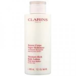 Clarins Body Moisturisers Moisture-Rich Body Lotion with Shea Butter For Dry Skin 400ml / 13.1 oz.