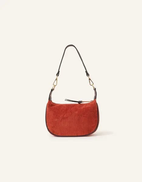 Accessorize Mini Cord Shoulder Bag Orange