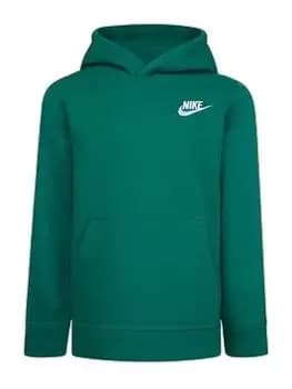 Nike Kids Boys Club Longevity Overhead Hoody, Bright Green, Size 3-4 Years