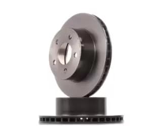 PAIR PAINTED BREMBO BRAKE DISCS 09.7421.81