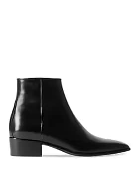 The Kooples Womens Pointed Toe Mid Heel Ankle Boots