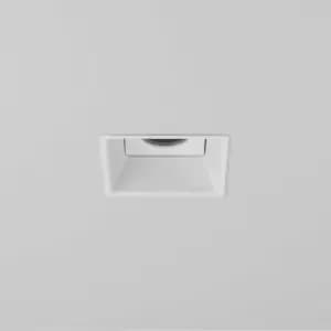 Minima LED Square Recessed Downlight IP65 Fire-Rated Matt White