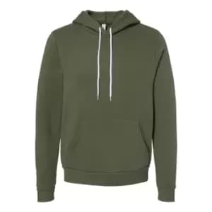 Canvas Unisex Pullover Hooded Sweatshirt / Hoodie (L) (Military Green)