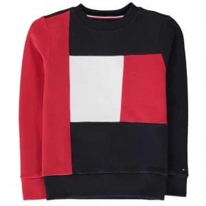Tommy Hilfiger Junior Boys Colour Block Sweatshirt - Multi