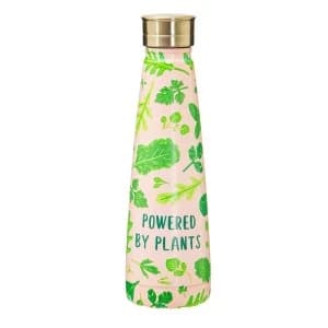 Sass & Belle Powered by Plants Steel Water Bottle