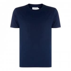 Calvin Klein Plain Crew Neck T Shirt - Navy 484