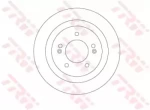 TRW Brake disc DF6367 Brake rotor,Brake discs HYUNDAI,i40 CW (VF),i40 (VF)