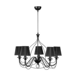Onli Loris Multi Arm Pendant Ceiling Light, Black