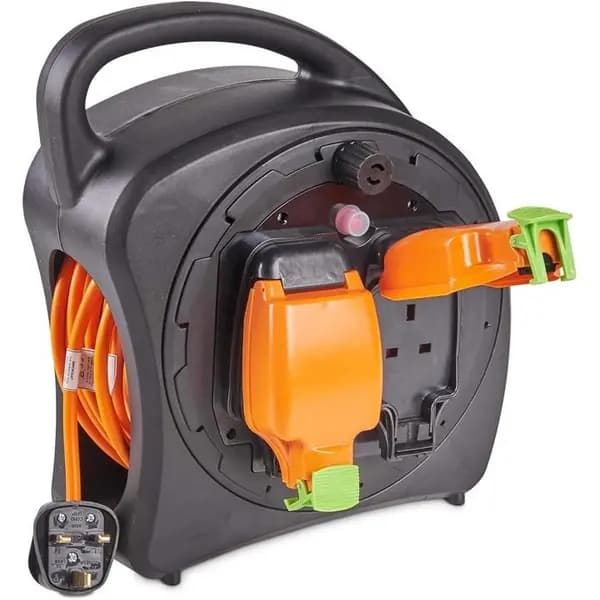 VonHaus VonHaus 25M Double Socket Weatherproof Extension - Orange One Size