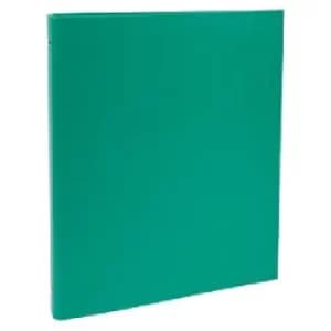 Ring Binder PP A4 4O Rings 15mm, S20mm, Green, Pack of 20