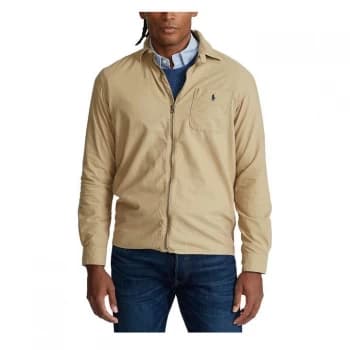 Polo Ralph Lauren Garment Dyed Overshirt - Surrey Tan