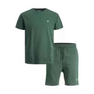Jack and Jones T Shirt Short Set Mens - Green