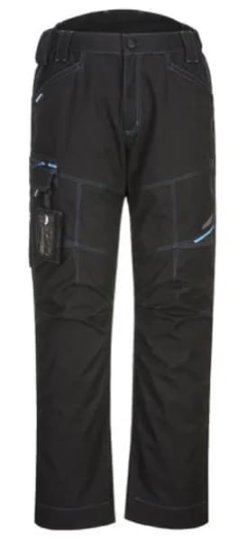 Portwest WX3 Service Trousers with ID Holder T711BKR33 Colour: Black