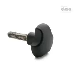 ELESA Solid knob-VTT.50-SST-p-M10x20