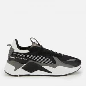 Puma Mens RS-X Mix Running Style Trainers - Puma Black/Castlerock - UK 7