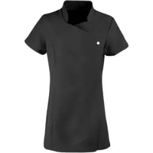 Premier Ladies/Womens *Blossom* Tunic / Health Beauty & Spa / Workwear (6) (Black) - Black