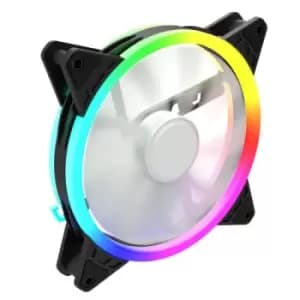 GAMEMAX Velocity 14cm ARGB Dual Ring Case Fan Hydro Bearing 24...