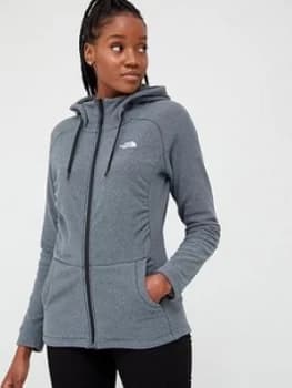 The North Face Mezzaluna Full Zip Hoodie - Black/White