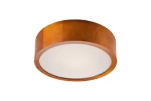 Round Cylindrical Ceiling Light Rustic, 1x E27