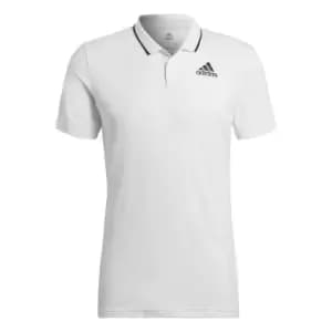 adidas Tennis Freelift Polo Shirt Mens - White