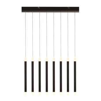 Searchlight Lighting - Searchlight Wands 8 Light LED Bar Pendant Black 2700K