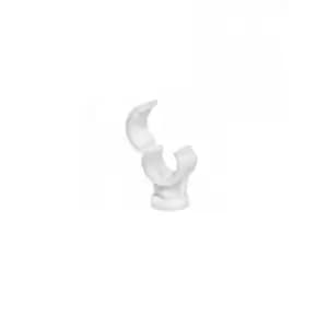 Talon Quick Lock Single Clip White 15mm QS15