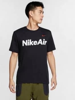 Nike Sportswear Air Short Sleeve T-Shirt - Black/Red