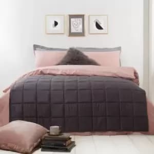 Highams 100% Cotton Weighted Blanket Charcoal