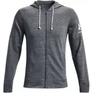 Under Armour Armour Rival Terry Full Zip Hoodie Mens - Grey