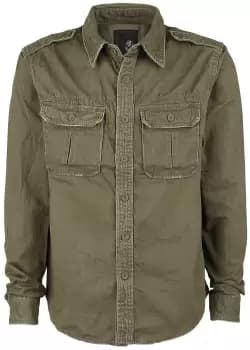 Brandit Vintage Shirt Longsleeve olive