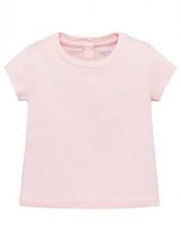 Ralph Lauren Baby Girls Classic Short Sleeve T-Shirt - Pink