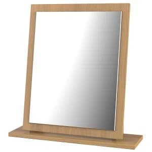 Robert Dyas Edina Ready Assembled Dressing Table Mirror - Modern Oak