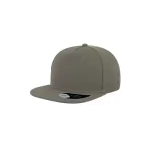 Atlantis Flat Visor 5 Panel Cap (One Size) (Grey)