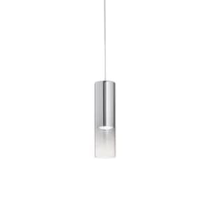 Look 1 Light Ceiling Pendant Chrome Shade